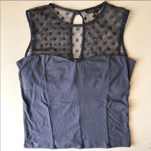 SEXY VS Victoria’s secret lace mesh cropped tank M